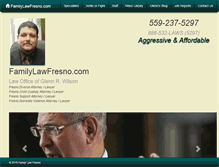 Tablet Screenshot of familylawfresno.com